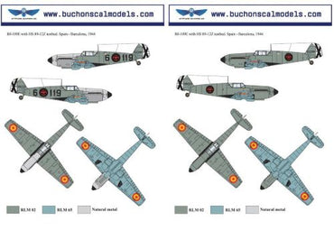 Attitude BUC-32011 1:32 Hispano Me-109E Flying Testbed Kit
