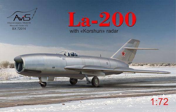 Avis BX72014 1:72 Lavochkin La-200 with "Korshun" radar.