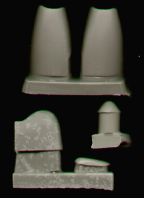 Bra.Z BZ4054 1:144 Tupolev Tu-116 Nose and Tail Conversion