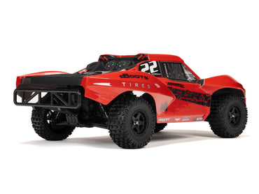 Arrma FURY MEGA 550 4X2 SCT with Battery & Charger RTR RC Truck - Red 1:10