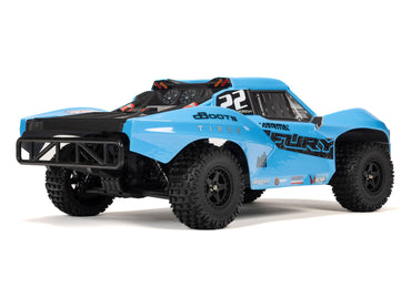 Arrma FURY MEGA 550 4X2 SCT with Battery & Charger RTR RC Truck - Blue 1:10