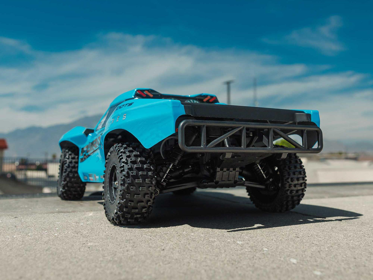 Arrma FURY MEGA 550 4X2 SCT with Battery & Charger RTR RC Truck - Blue 1:10