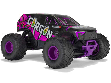 Arrma GORGON MEGA 550 2WD MT with Battery & Charger RTR RC Truck - Purple 1:10