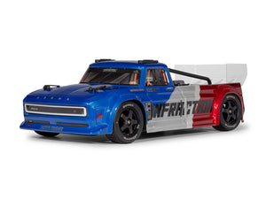 Arrma Infraction 223S DSC 4X4 3S RTR Street Bash 1:8 RC Car - Blue/Red 4315V4T1