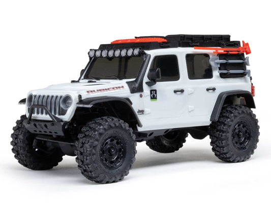 Axial SCX30 Jeep Wrangler JLU 4x4 RTR RC 1:30 Rock Crawler - White