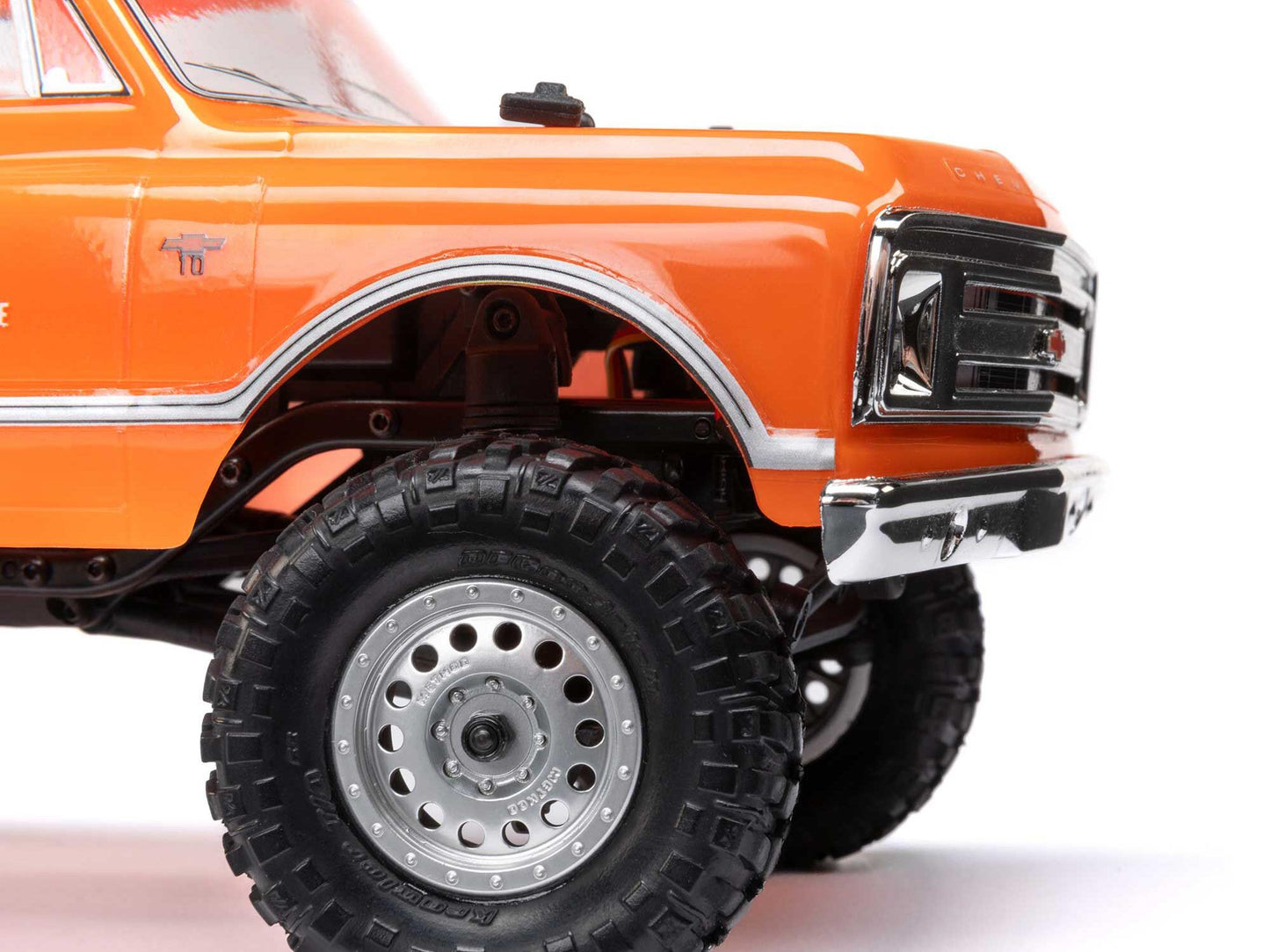 Axial SCX24 1967 Chevrolet C10 4WD RC Rock Crawler RTR - Orange 1:24