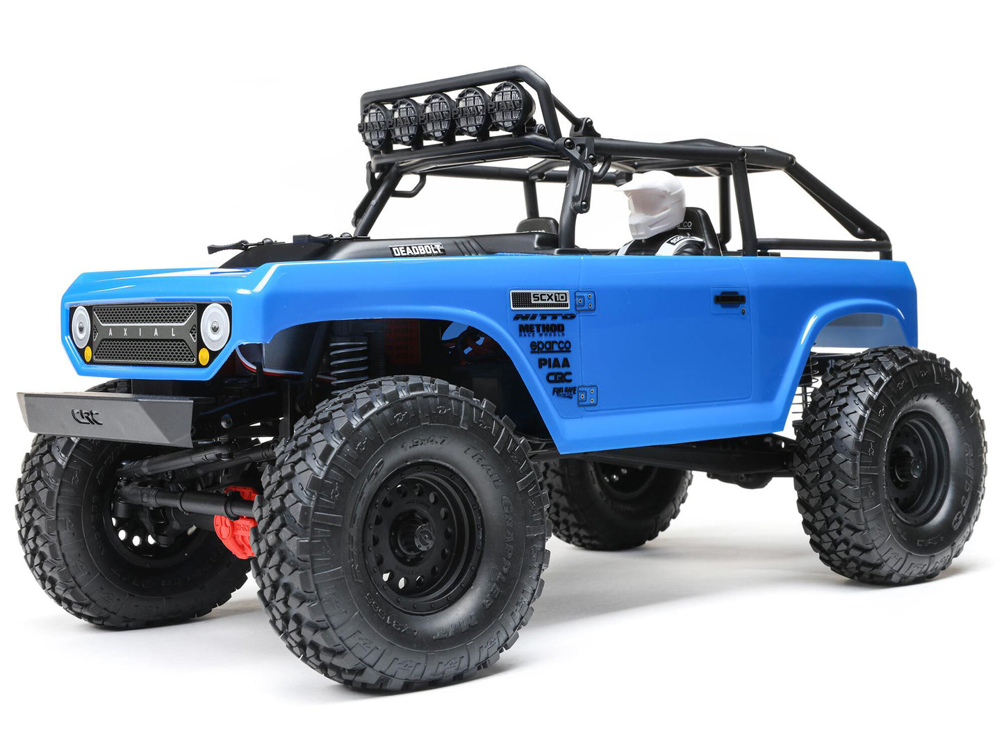 Axial 1:10 SCX10 II Deadbolt 4WD Brushed RTR, Blue AXI03025T1