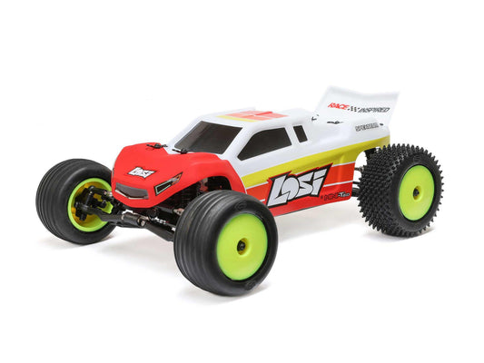 Losi Mini-T 2.0 V2 2WD RC Stadium Truck Brushless RTR - Red 1:18 LOS-1056T1