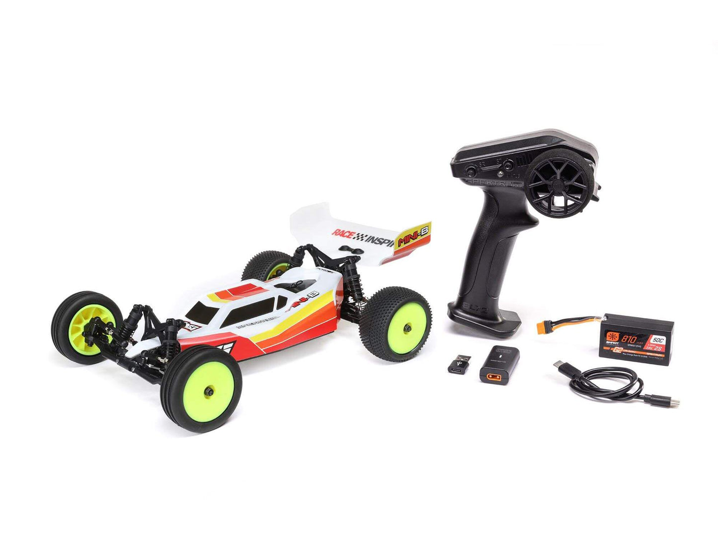 Losi Mini-B 2WD Brushless RC Buggy RTR - Red 1:16 LOS01024T1