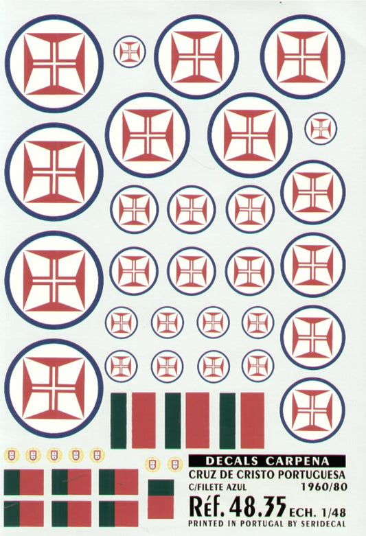 Colorado CA48035 1:48 Portuguese National Insignia Decals