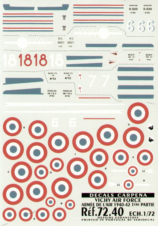 Colorado CA72040 1:72 Vichy Air Force 1940-42 Part 1
