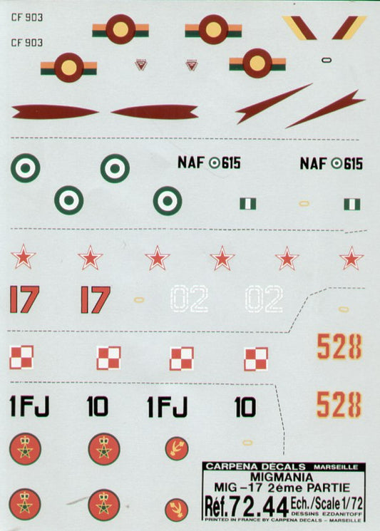 Colorado CA72044 1:72 Mikoyan MiG-17F Part 2.