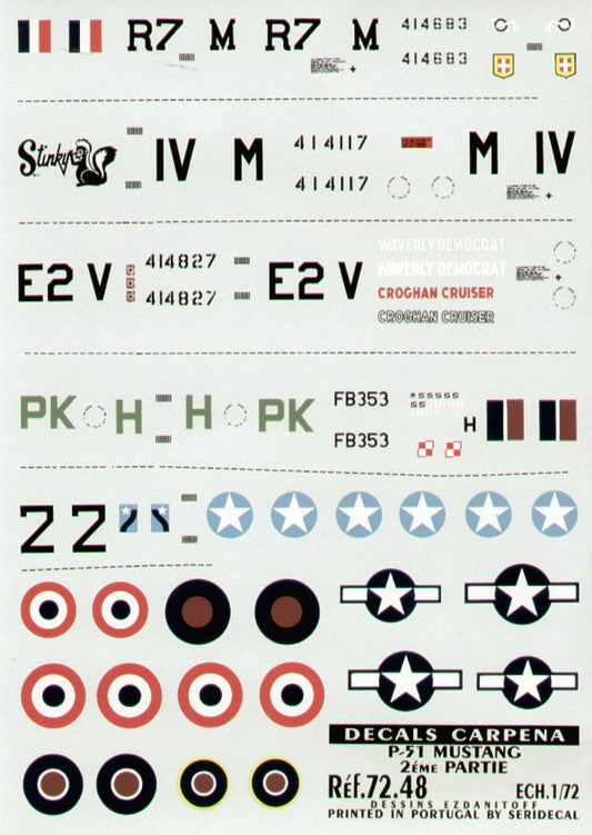 Colorado CA72048 1:72 North-American P-51C/P-51D Mustang