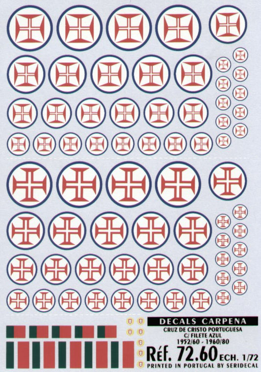 Colorado CA72060 1:72 Portuguese National Insignia 1952-80 Decals