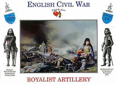 A Call To Arms CALL3214 1:32 Royalist Artillery 16 figures