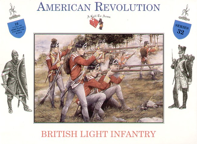 A Call To Arms CALL3232 1:32 British Light Infantry American Revolution
