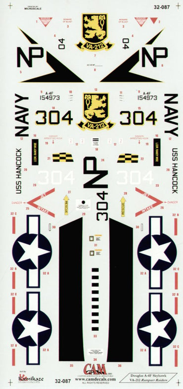 CAM CAM32087 1:32 Douglas A-4F Skyhawk