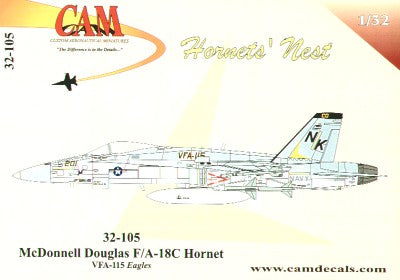 Cam Decals CAM32105 1:32 McDonnell-Douglas F/A-18C Hornet