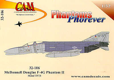 CAM CAM32106 1:32 McDonnell F-4G Phantom Wild Weasel