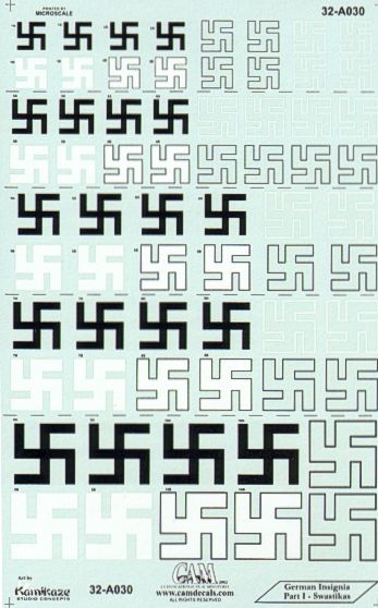 CAM CAM32A30 1:32 Luftwaffe/German Insignia Part I