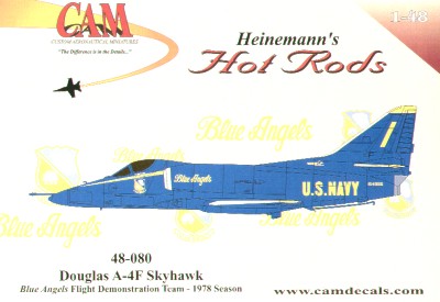 CAM CAM48080 1:48 Douglas A-4F Skyhawk Blue Angels Team 1