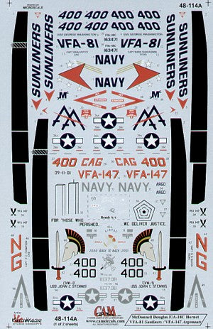 CAM CAM48114 1:48 McDonnell-Douglas F/A-18C