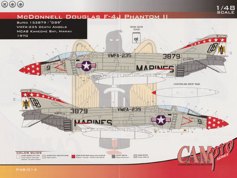 CAM PRO CAMP4814 1:48 McDonnell F-4J PHANTOM II VMFA-235