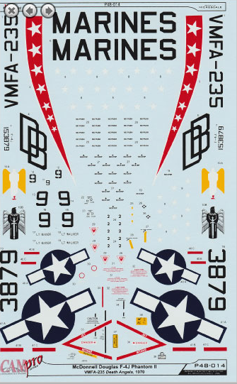 CAM PRO CAMP4814 1:48 McDonnell F-4J PHANTOM II VMFA-235