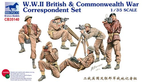 Bronco CB35140 1:35 WWII British & Commonwealth War Correspondent