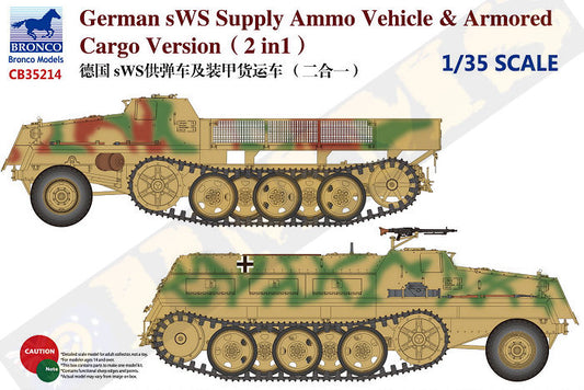 Bronco Models CB35214 1:35 German sWS supply ammo vehicle armored cargo version