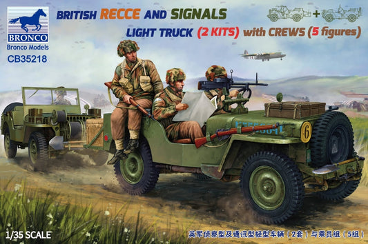 Bronco Models CB35218 1:35 British Recce and signals light truck
