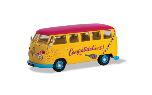 Corgi CC02736 Volkswagen Campervan "Congratulations" 1:43 Diecast Model