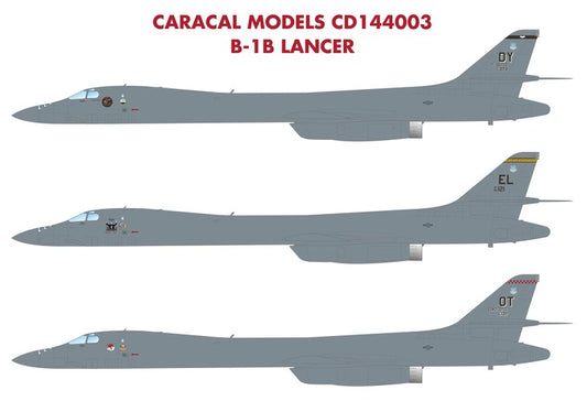 Caracal CD144003 1:144 USAF Rockwell B-1B Lancer Decals