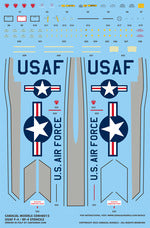 Caracal CDB48012 1:48 USAF McDonnell F-4 / RF-4 Stencils