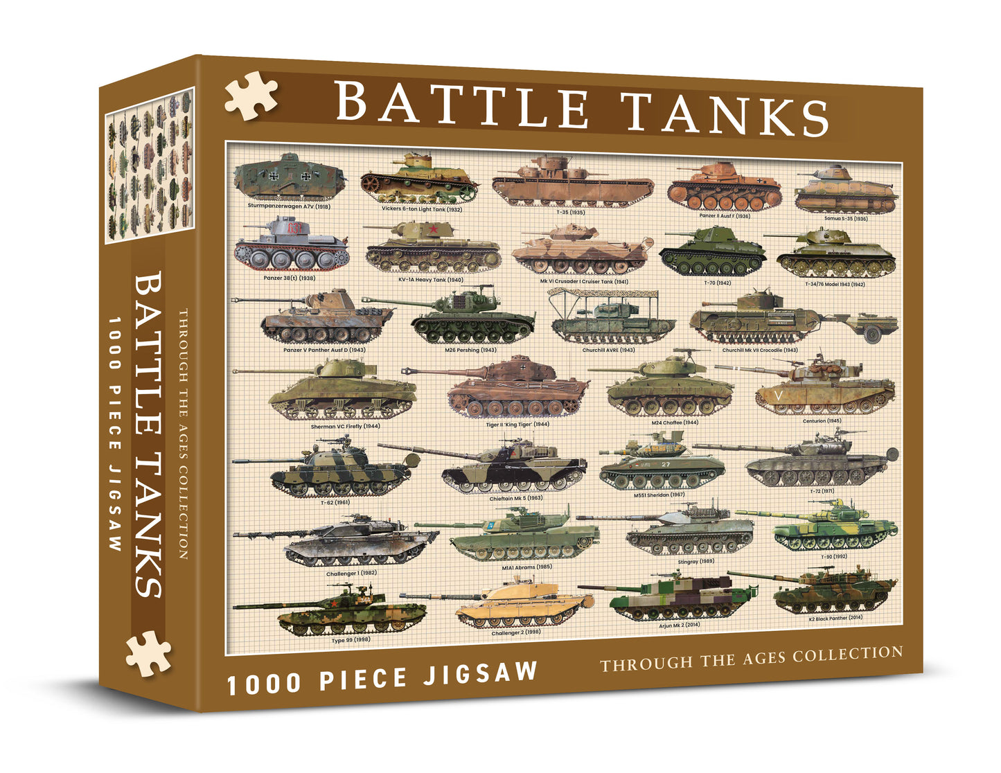 CHP 0152 Tanks 1000 Piece Jigsaw