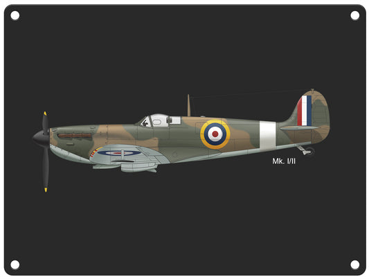 CHP 0160 Spitfire Metal Sign