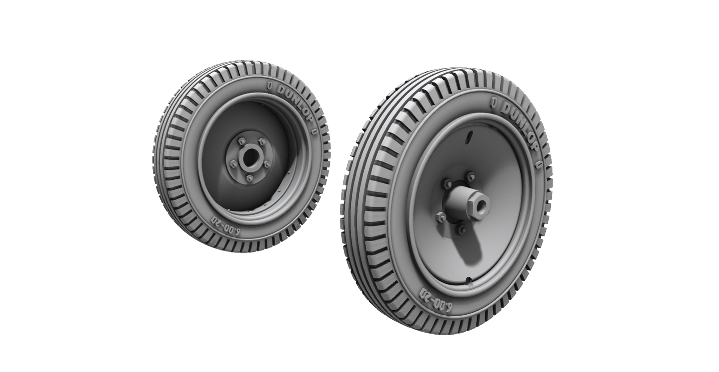 CMK/Czech Master Kits CMB72107 1:72 15cm Nebelwerfer 41 / 3,7 cm PaK 36 wheels