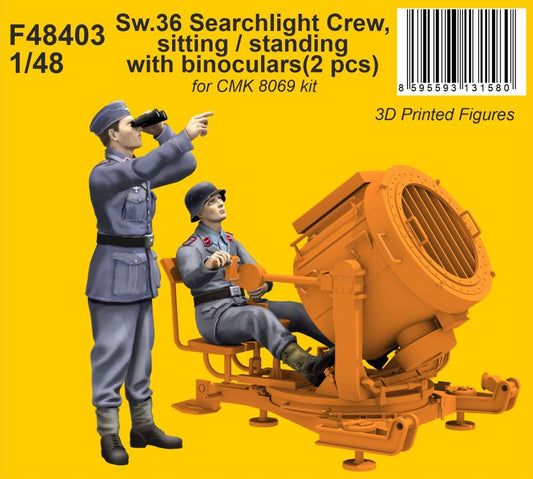 CMK CMF48403 1:48 Sw.36 Searchlight Crew Figure Set