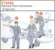 CMK/Czech Master Kits CMF72050 1:72 3 Warsaw Pact Mechanics
