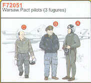 CMK/Czech Master Kits CMF72051 1:72 3 Warsaw Pact Pilots