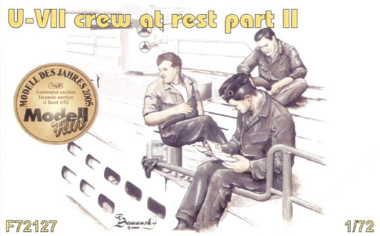 CMK CMF72127 1:72 U-Boat Type VIIc Crew at Rest Set 2 Figures