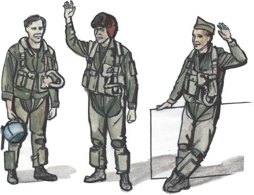 CMK/Czech Master Kits CMF72222 1:72 US modern Jet pilots