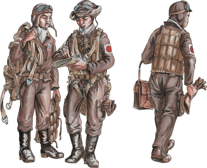 CMK CMF72289 1:72 Japanese Army Air Force bomber crew WWII