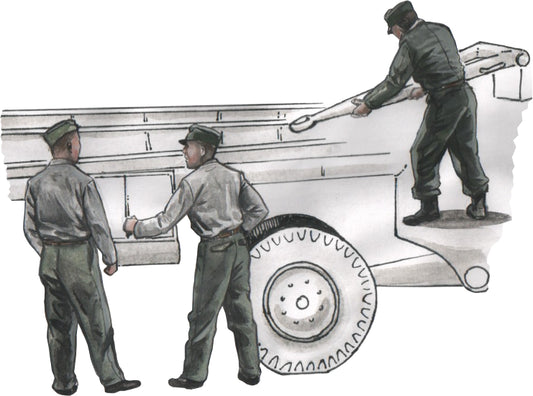 CMK CMF72304 1:72 German Meillerwagen V2 Transporter Personnel