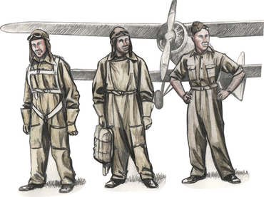 CMK/Czech Master Kits CMF72325 Czechoslovak pre-WWII pilots, 1:72
