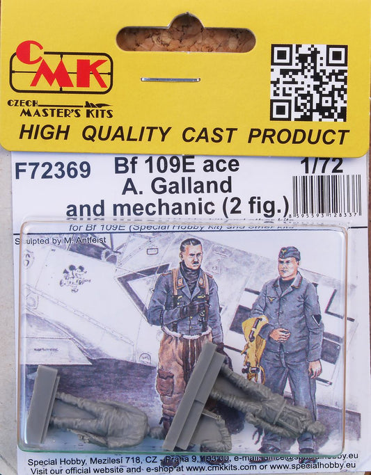 CMK/Czech Master Kits CMF72369 1:72 Messerschmitt Bf-109E-4 Ace A