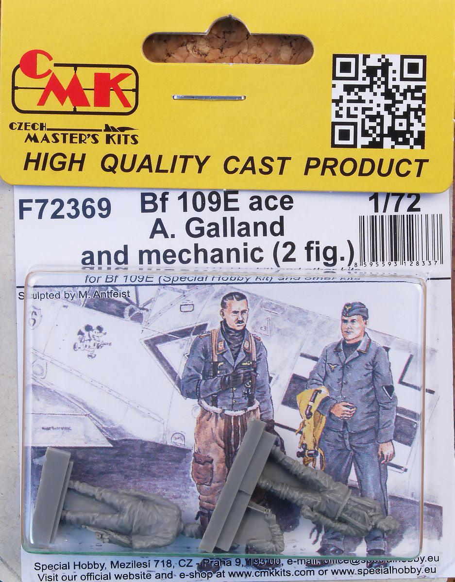 CMK/Czech Master Kits CMF72369 1:72 Messerschmitt Bf-109E-4 Ace A