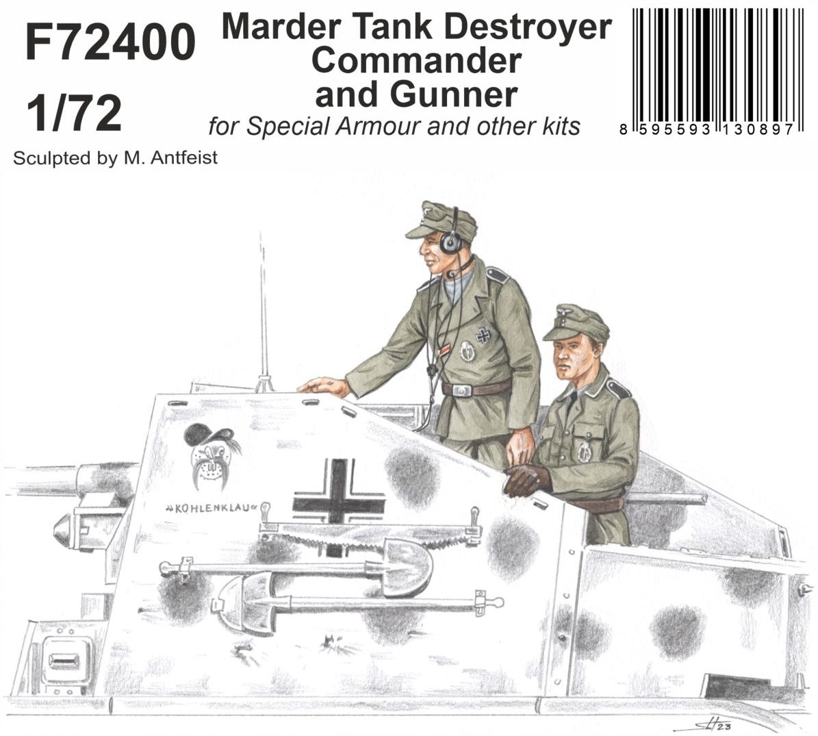 CMK CMF72400 1:72 Marder Tank Destroyer Commander & Gunner