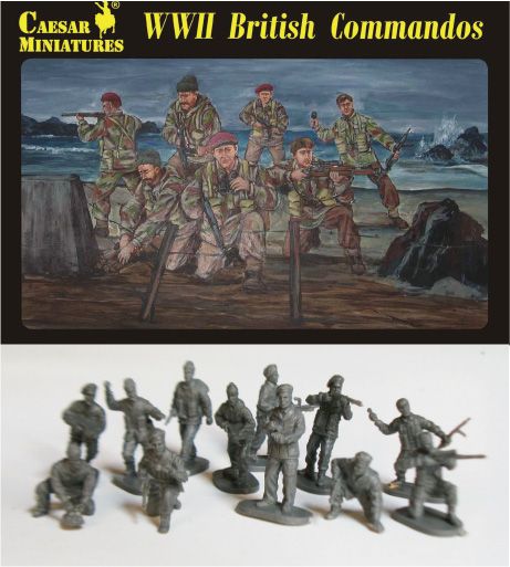 Caesar Miniatures CMH073 1:72 British Commandos