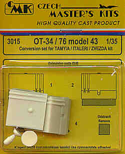 CMK/Czech Master Kits CMK3015 1:35 Soviet OT-34 34/76 Mod 43